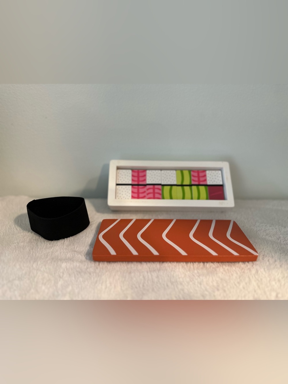 Balvi Domigiri Wooden Sushi Dominoes Game (EUC)